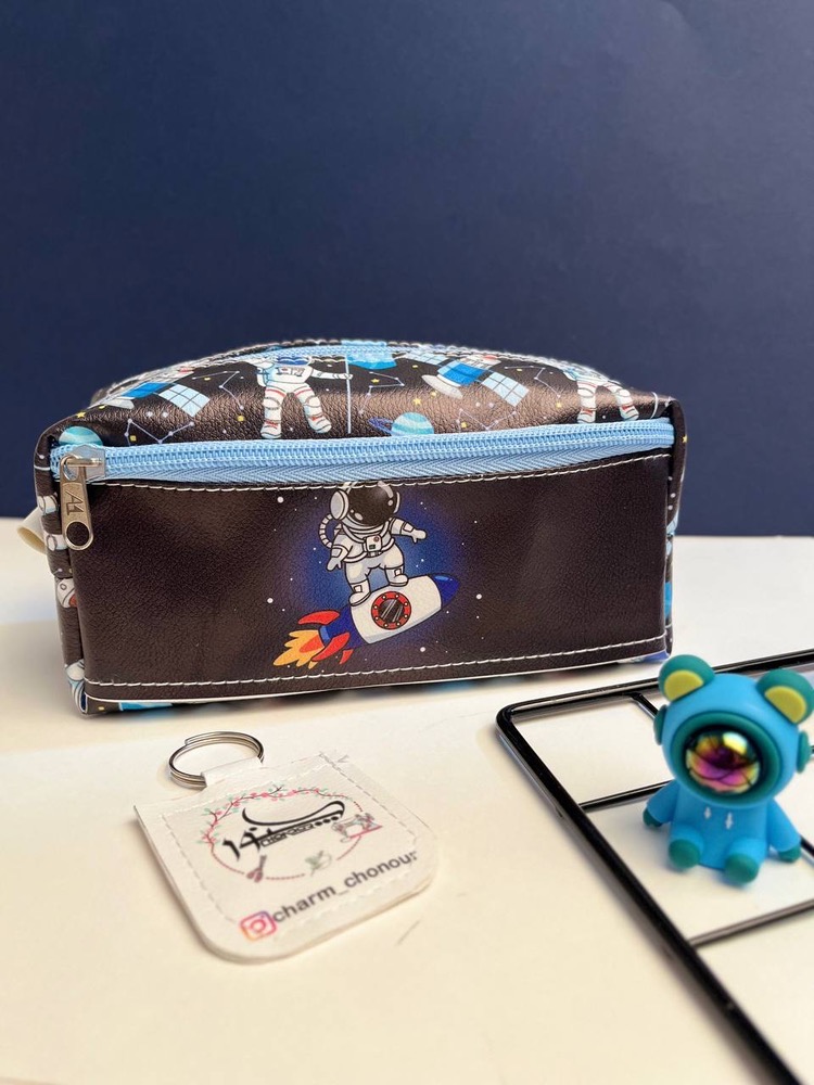 جامدادی سه زیپ طرح فضانورد