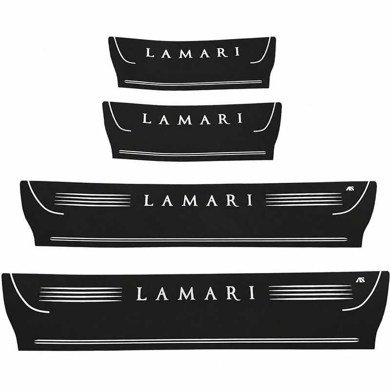 برچسب پارکابی خودرو استیک کد M323 مناسب برای لاماری مجموعه 4 عددی ارسال پستی