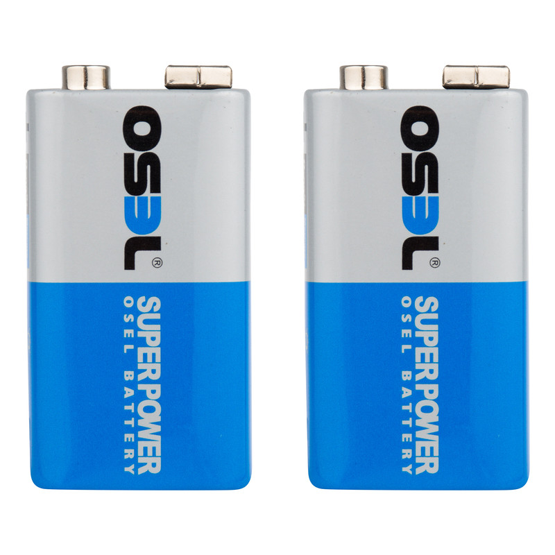 باتری کتابی اوسل مدل Super Power 6F22 بسته 2 عددی