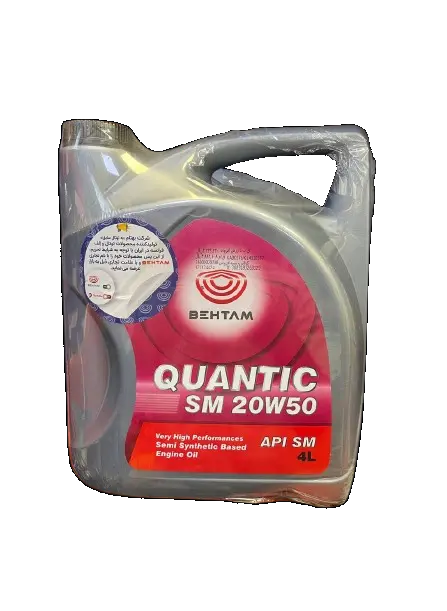 روغن موتور بهتام QUANTIC 20w50 SM حجم 4 لیتر