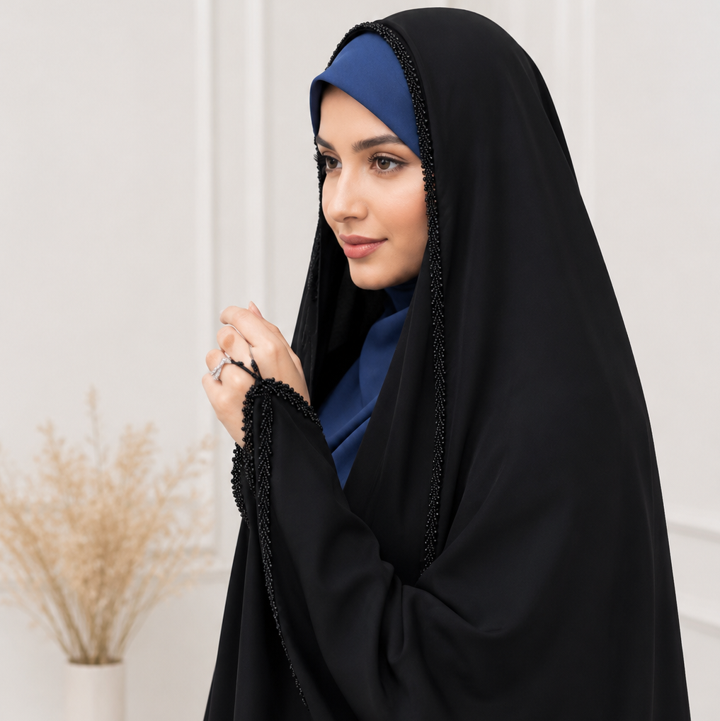 چادر عربی جده جواهر دوزی گندم