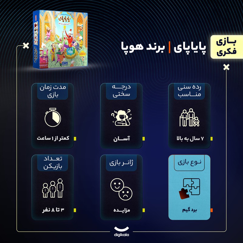 بازی فکری هوپا مدل پایاپای