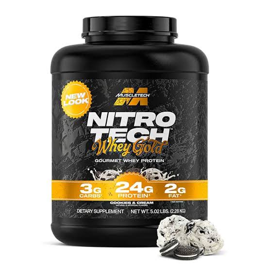 پروتئین نیتروتک وی گلد ماسل تک MuscleTech Nitro-Tech 100 Whey Gold