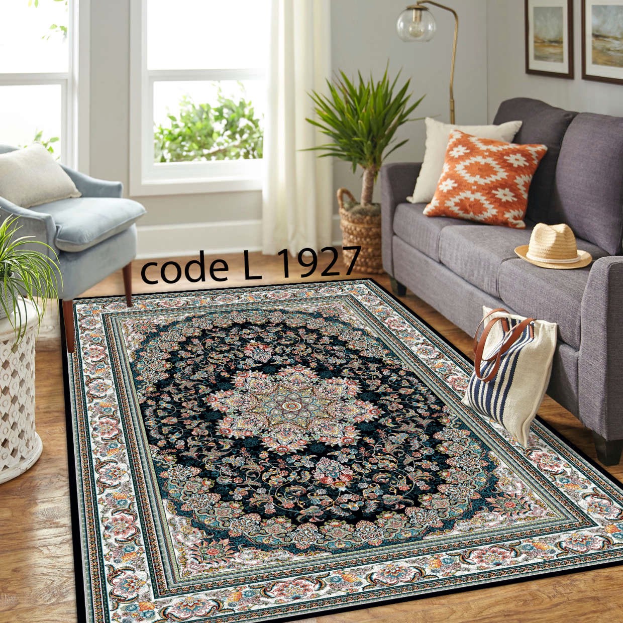 روفرشی کشدار (کاور فرش) و فرشینه و پادری کالای خواب متین کد L 1927