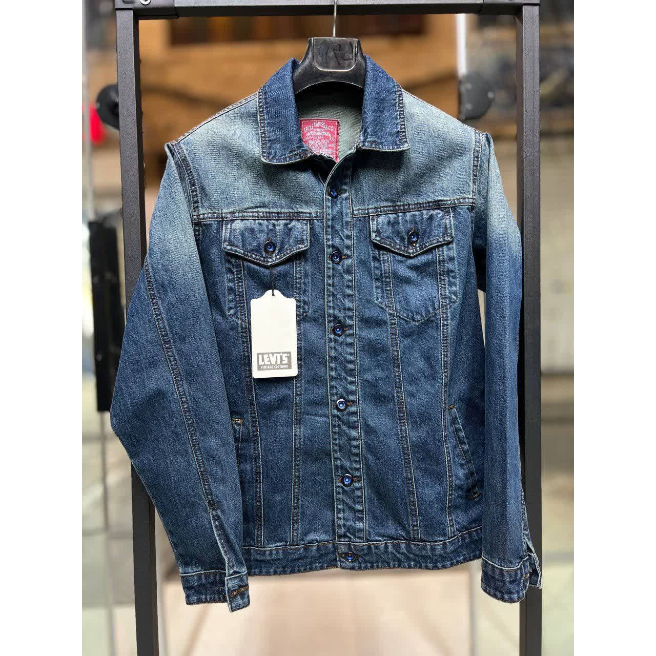 کت لی اورجینال ترک LEVIS رنگ آبی تیره (آبی سنگ شور)