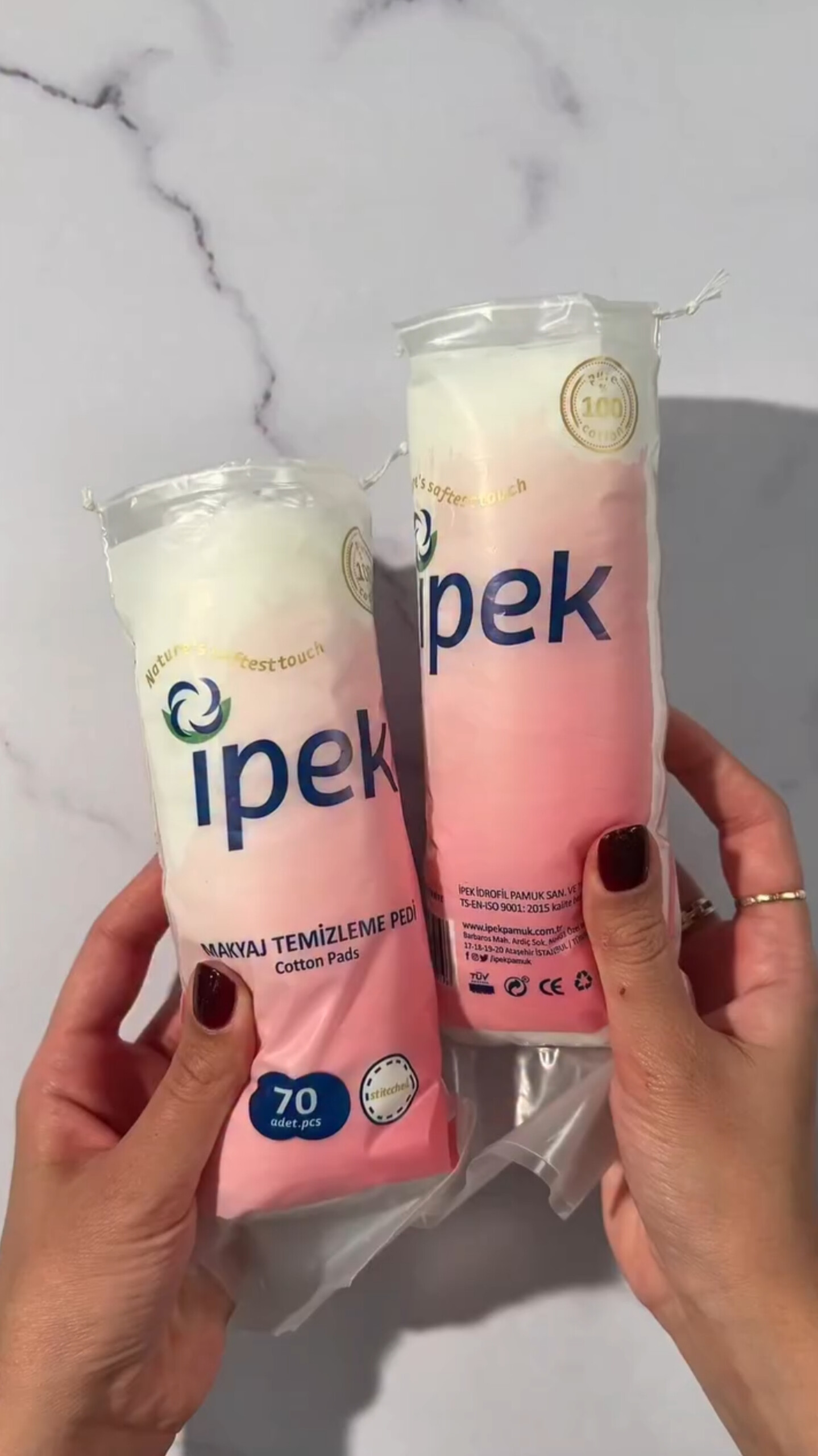 پک 80 عددی پد پنبه ای آرایشی ضد حساسیت MAKE UP COTTON