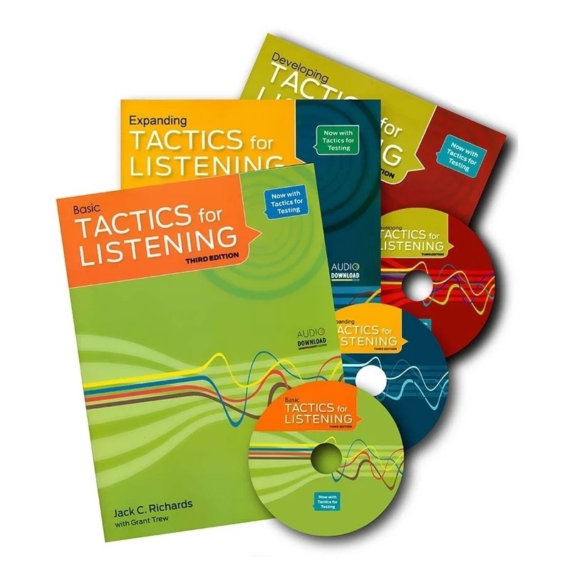 پک 3جلدی کتاب Tactics for Listening