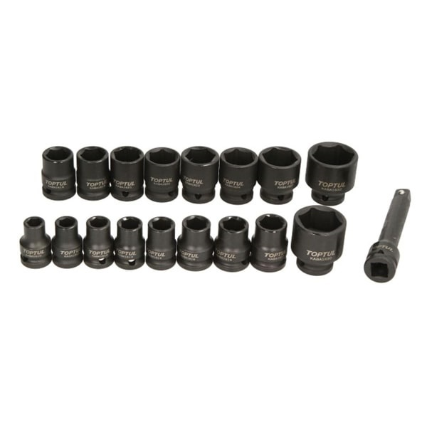 جعبه بکس فشار قوی تاپ تول 18 پارچه 1/2 اینچ مدل GCAD1807