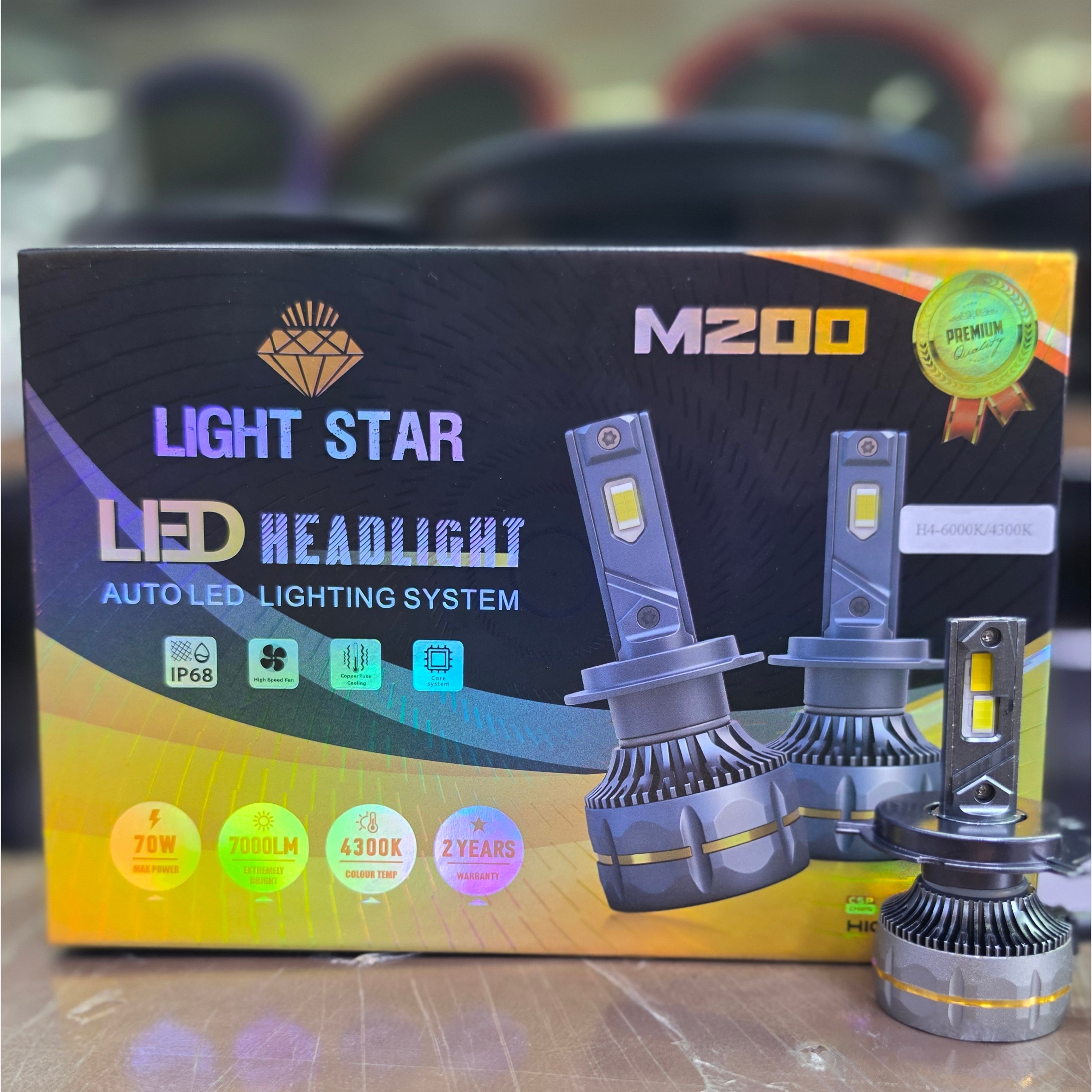 هدلایت LIHT STAR مدل M200 پایه H4