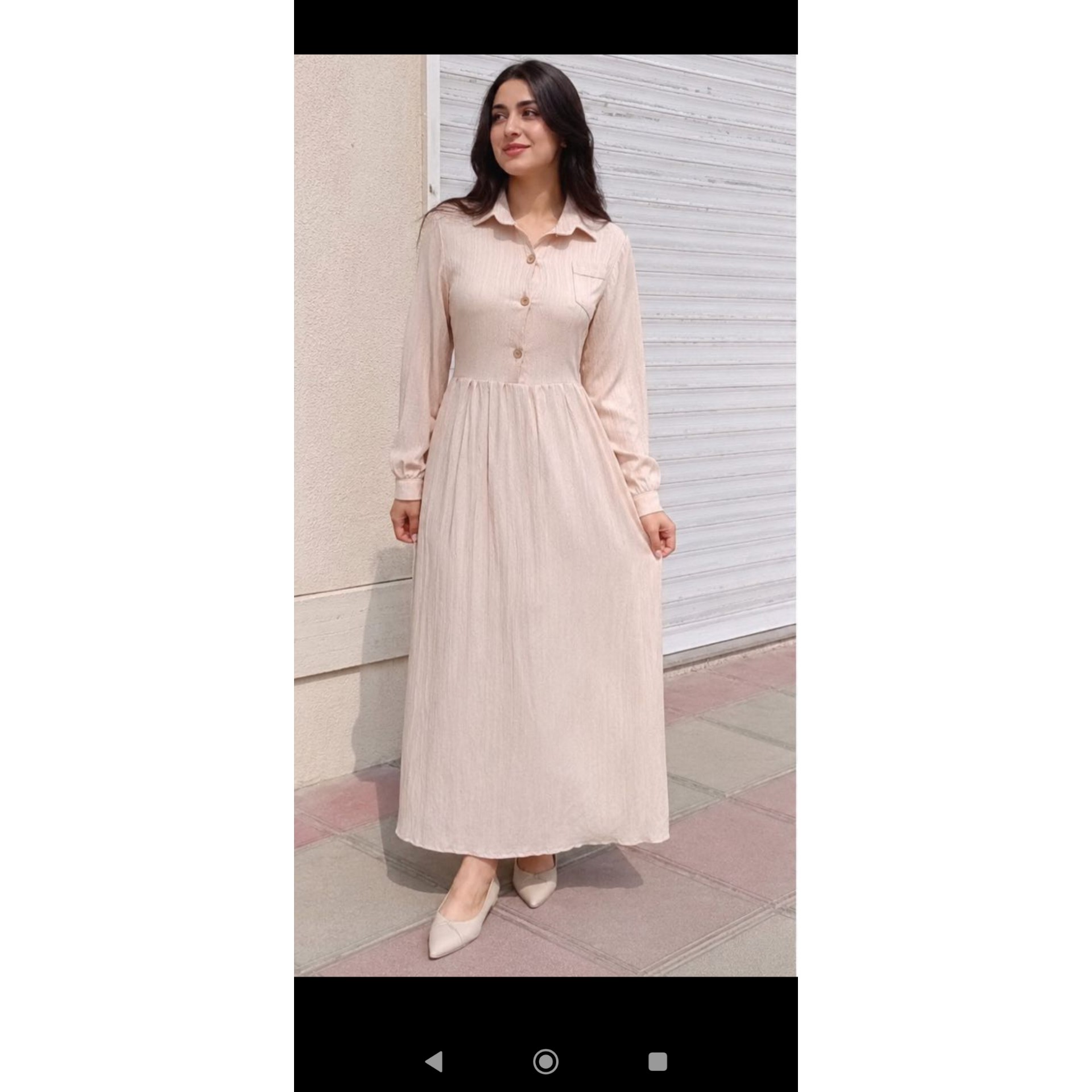 پیراهن بلند ماکسی مدل یاسمن از برند ملیکا