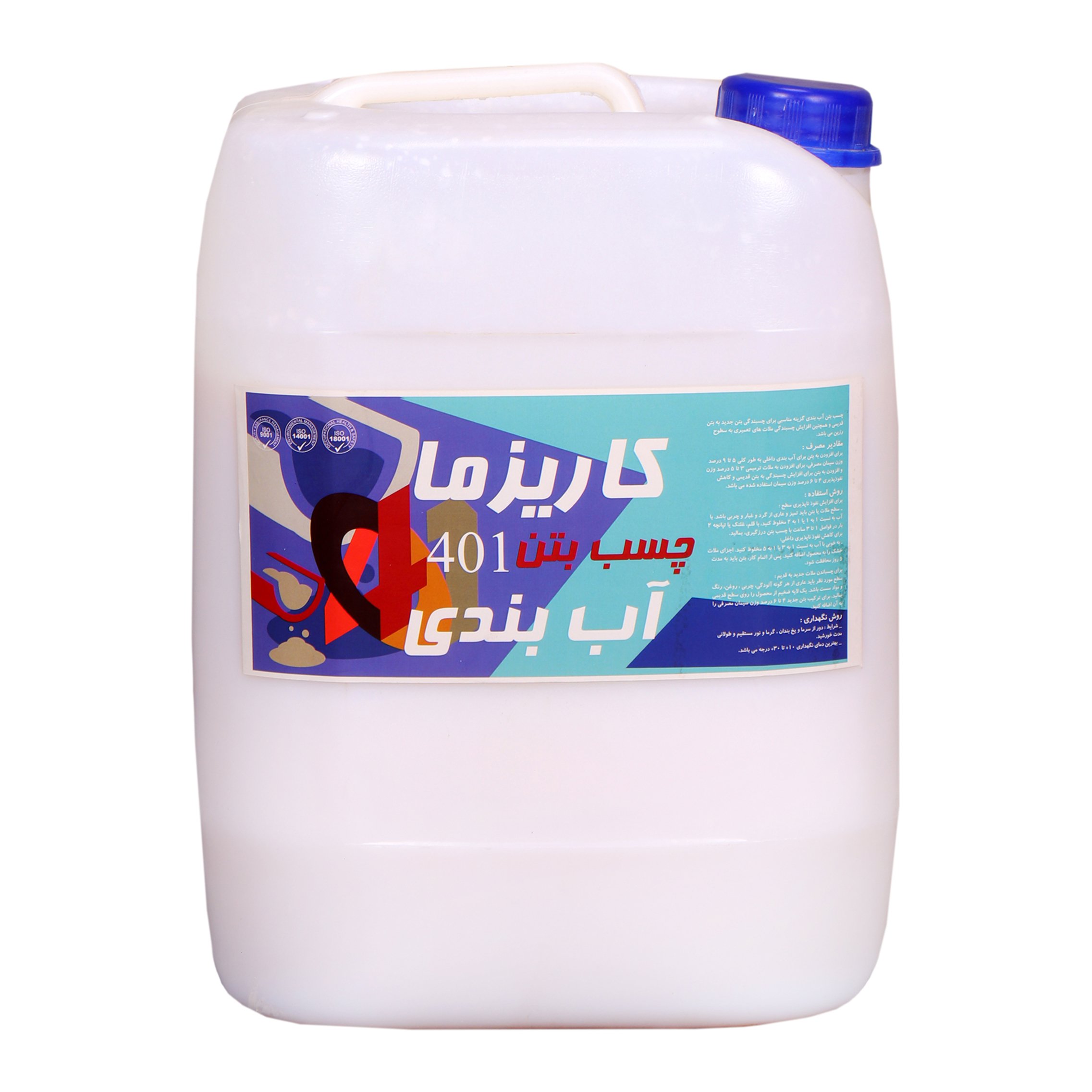 چسب بتن آب بندی 10 لیتری کاریزما مدل 401