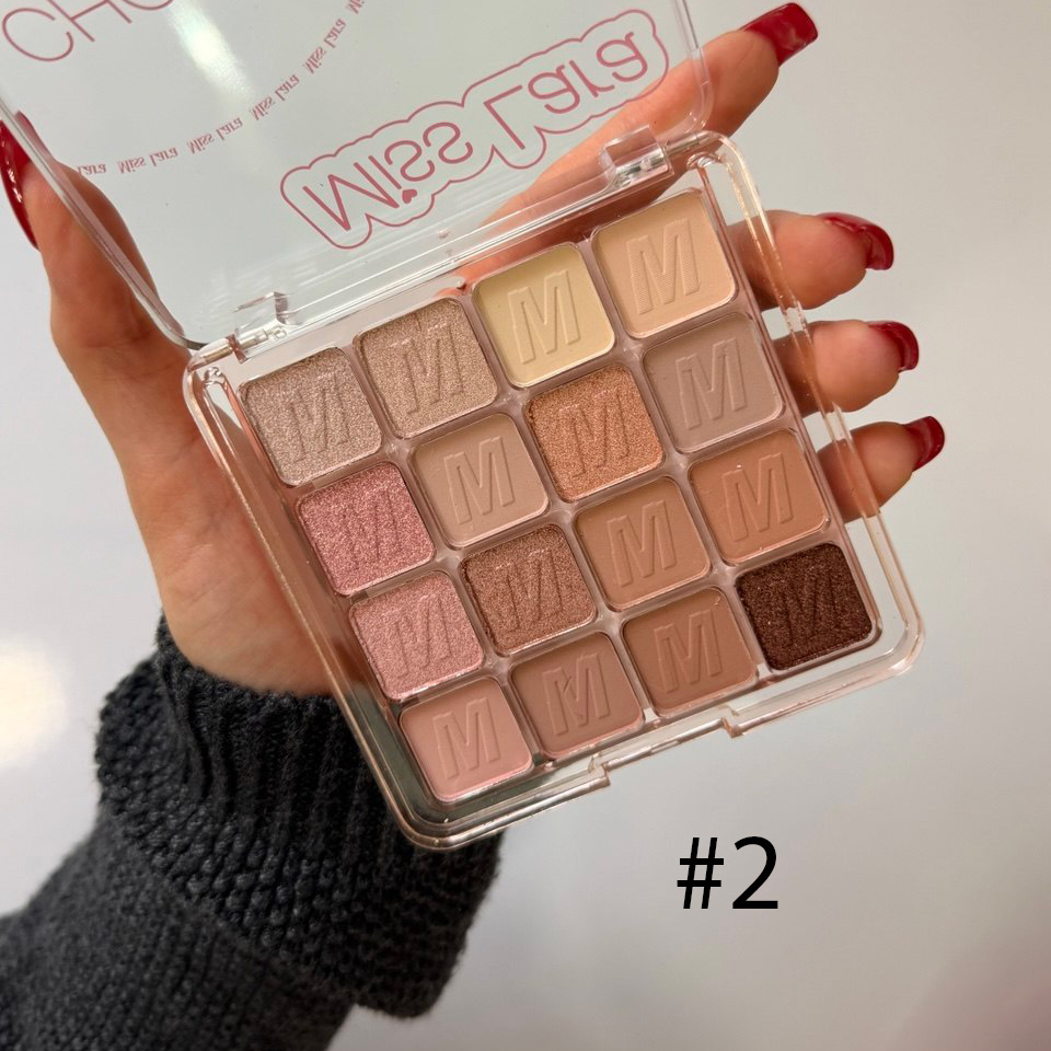 پالت سایه چشم میس لارا مدل مینیمال 16 رنگ