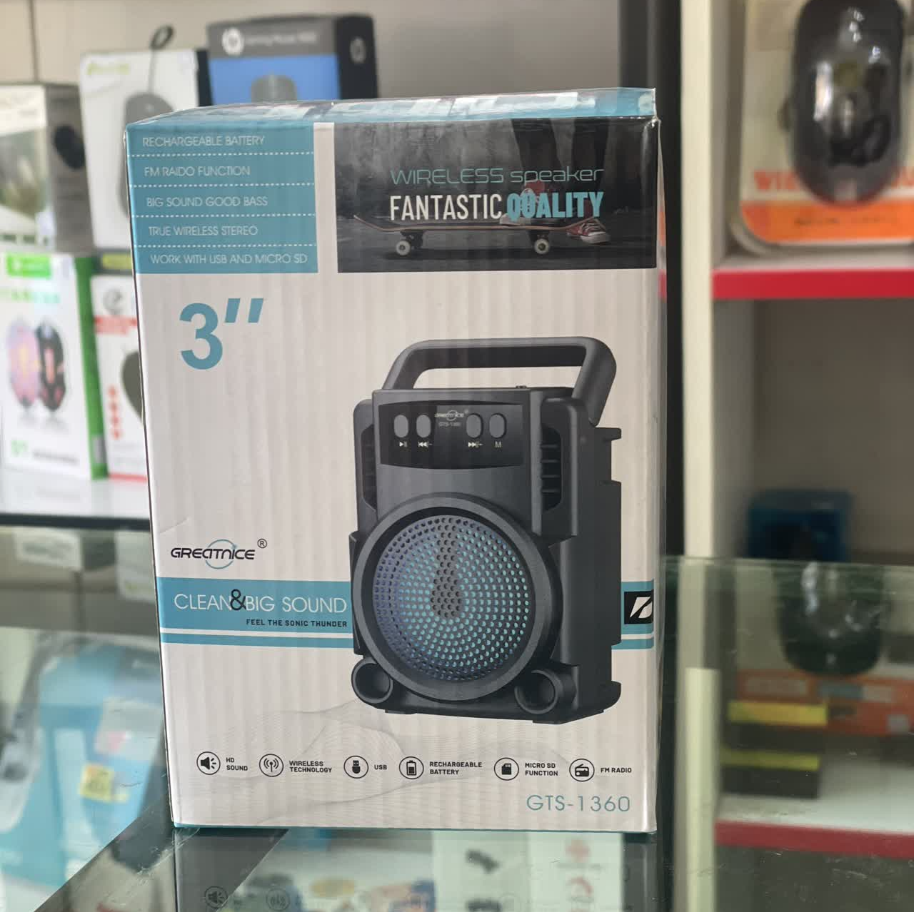 اسپیکر بلوتوثی گریت نایس GTS-1360