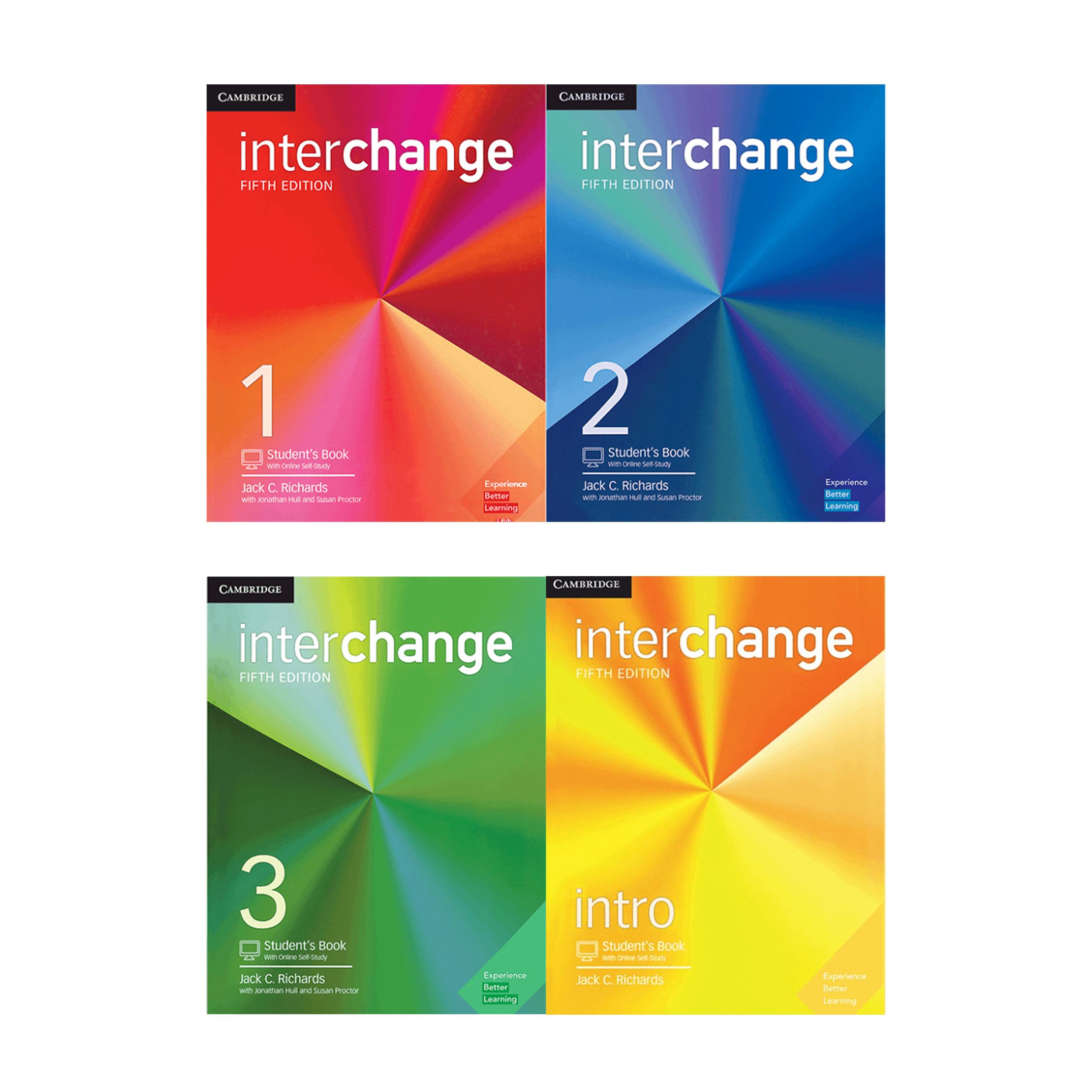 مجموعه پک کامل 4 جلدی کتاب اینترچنچ ویرایش پنجم Interchange Fifth Edition