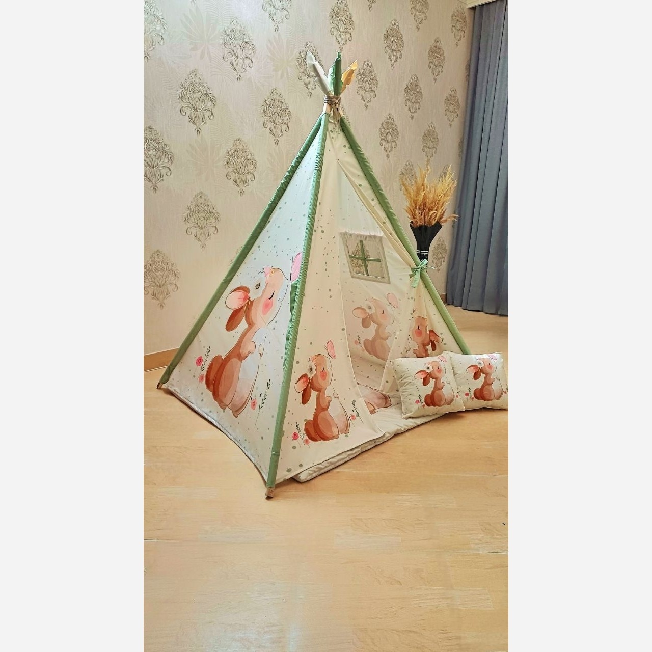 چادر سرخ پوستی طرح کودک 2 (طرح دلخواه)