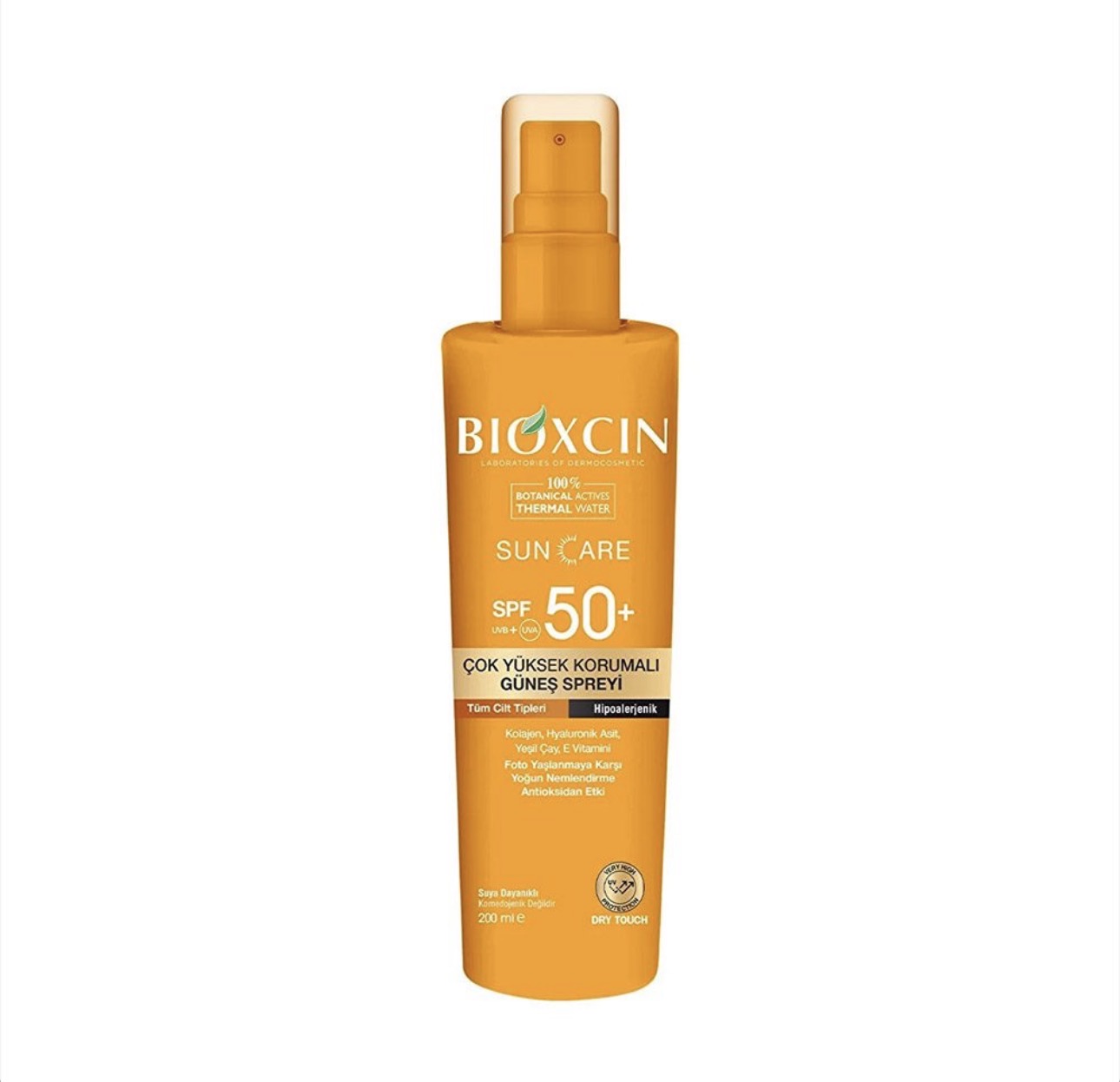 اسپری ضد آفتاب با محافظت فوق العاده بالا بیوکسین برای تمام پوستها Spf 50