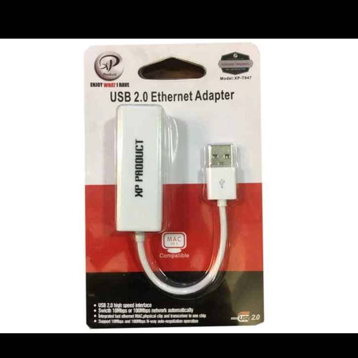 مبدل شبکه XP-T947 USB 2.0 به Ethernet 