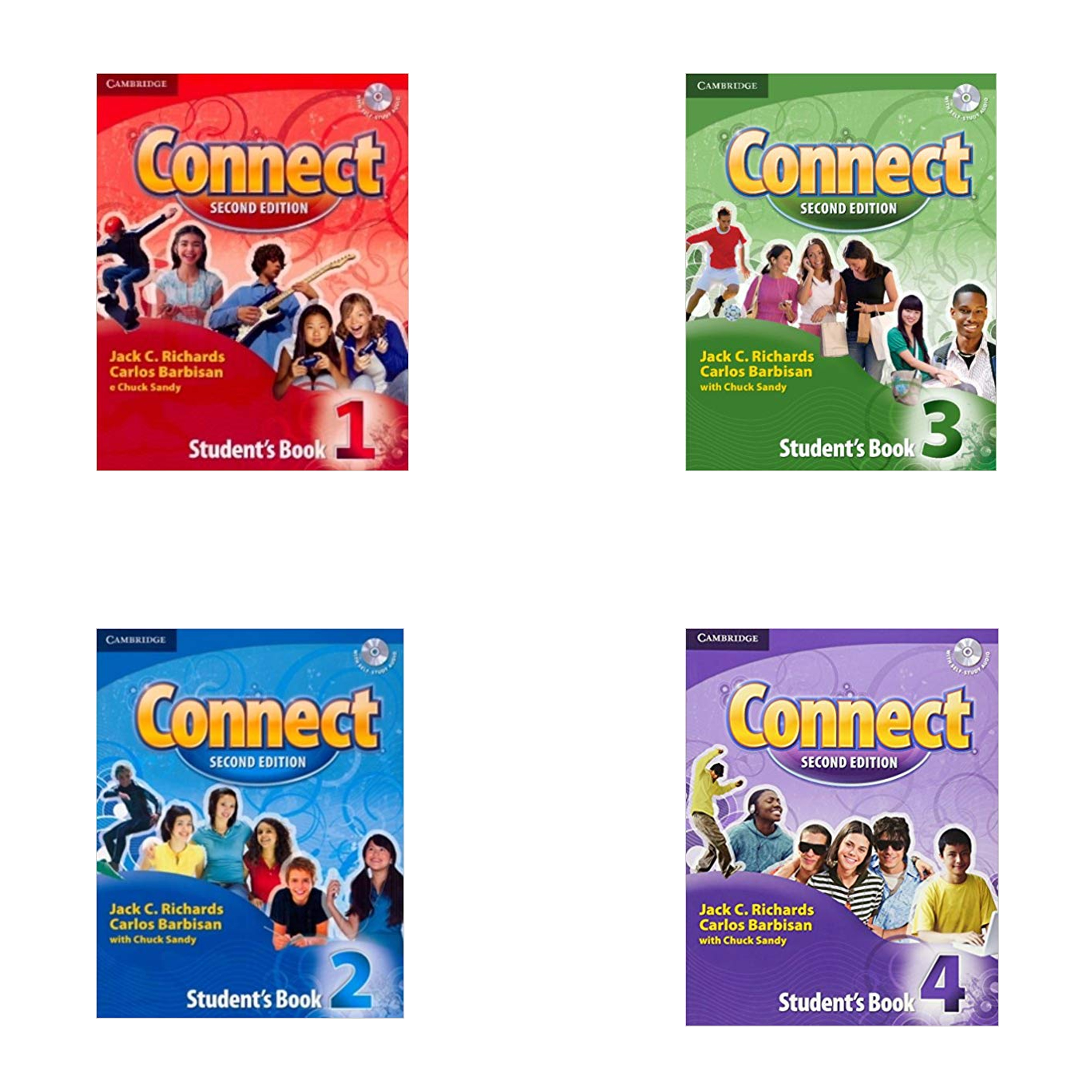 پک 4 جلدی کتاب آموزش زبان کانکت Connect (کتاب کار و کتاب دانش آموز و فایل صوتی)
