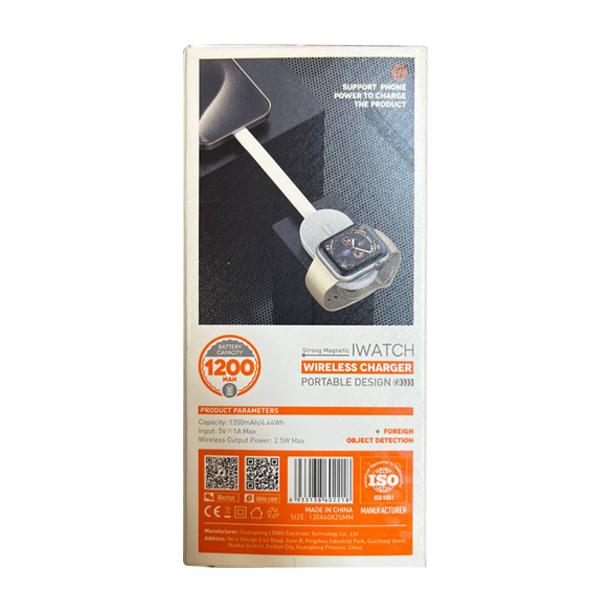 پاور اپل واچ وایرلس 1200 میلیآمپر LDNIO مدل AW005