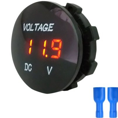 ولتمتر خودرویی روپنلی DC گرد 12V-24V