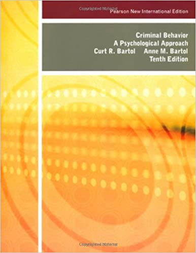 خرید و دانلود نسخه کامل کتاب Criminal Behavior: Pearson New International Edition A Psychological Approach (10th Edition