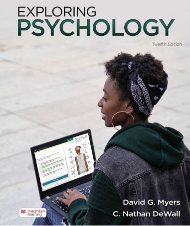 خرید و دانلود نسخه کامل کتاب Exploring Psychology (12th Edition) BY Myers – + Pdf