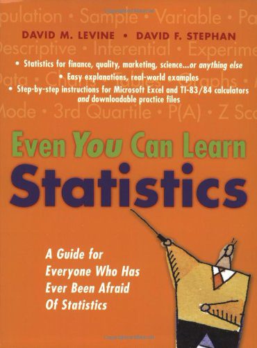 خرید و دانلود نسخه کامل کتاب Even you can learn statistics: a guide for everyone who has ever been afraid of statistics
