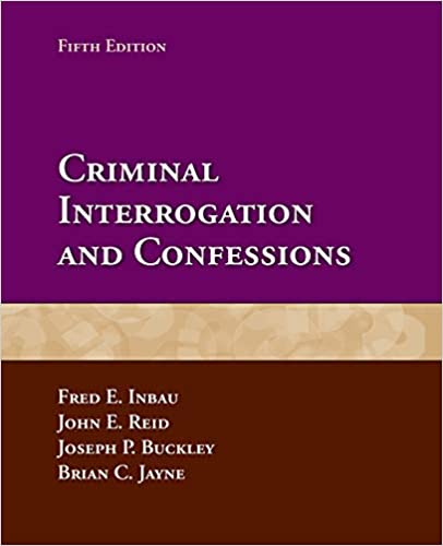 خرید و دانلود نسخه کامل کتاب Criminal Interrogation and Confessions (5th Edition) – pdf