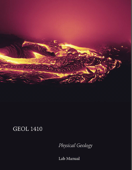 خرید و دانلود نسخه کامل کتاب GEOL 1410 Physical Geology Lab Manual – Pdf