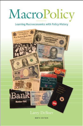 خرید و دانلود نسخه کامل کتاب MacroPolicy: Learning Macroeconomics with Policy History  Ninth Custom Edition for Purdue U