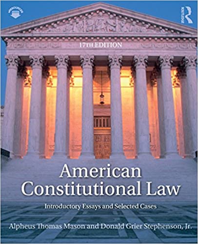 خرید و دانلود نسخه کامل کتاب American Constitutional Law: Introductory Essays and Selected Cases (17th Edition) – Pdf
