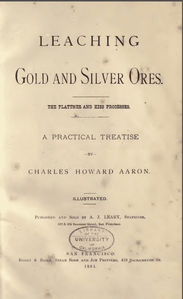 خرید و دانلود نسخه کامل کتاب Leaching gold and silver ores : The Plattner and Kiss processes. A practical treatise – Pd