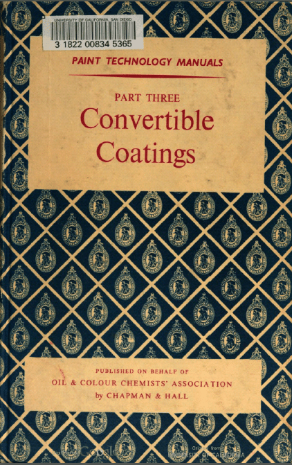 خرید و دانلود نسخه کامل کتاب Paint Technology Manuals Convertible coatings · Volume 3 – Pdf