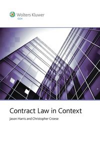 خرید و دانلود نسخه کامل کتاب Contract Law in Context – Pdf