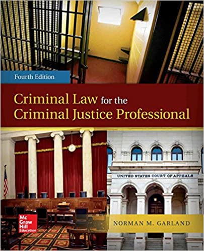 خرید و دانلود نسخه کامل کتاب Criminal Law for the Criminal Justice Professional (4th Edition) – PDF