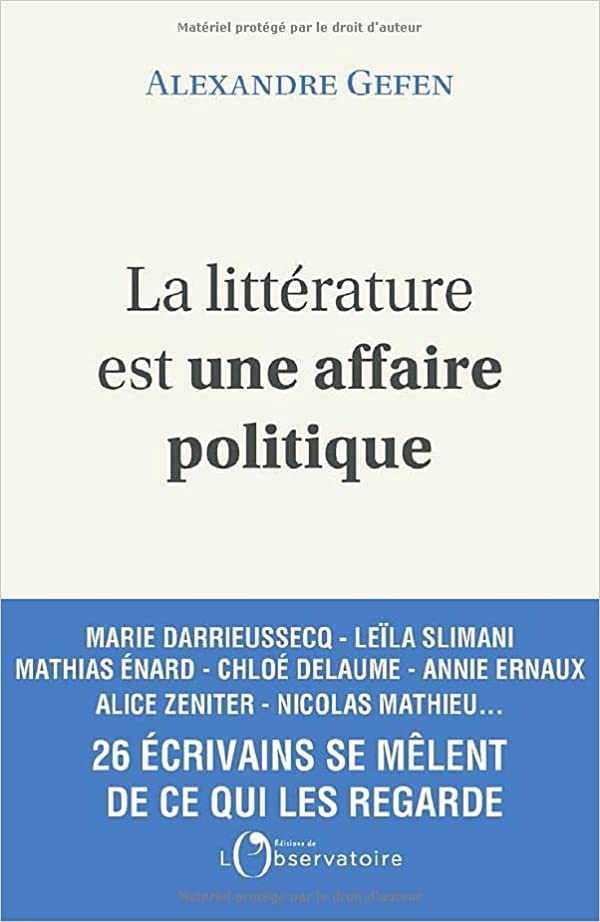 خرید و دانلود نسخه کامل کتاب La littérature est une affaire politique – + Pdf