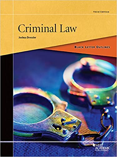 خرید و دانلود نسخه کامل کتاب Black Letter Outline on Criminal Law (3rd Edition) – + Pdf