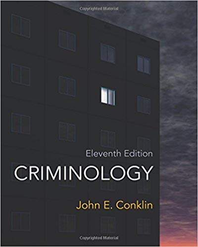 خرید و دانلود نسخه کامل کتاب Criminology 11th Edition