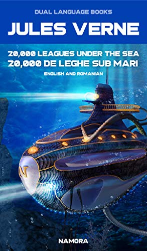 خرید و دانلود نسخه کامل کتاب 20 000 de Leghe Sub Mari Ebook (Editie in Romana si Engleza): 20 000 Leagues Under the Sea