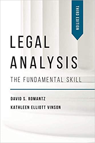خرید و دانلود نسخه کامل کتاب Legal Analysis: The Fundamental Skill  (3rd Edition) – + pdf