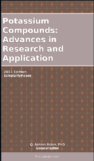 خرید و دانلود نسخه کامل کتاب Potassium compounds : advances in research and application : ScholarlyPapers – Pdf