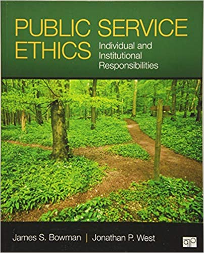 خرید و دانلود نسخه کامل کتاب Public Service Ethics: Individual and Institutional Responsibilities – Pdf