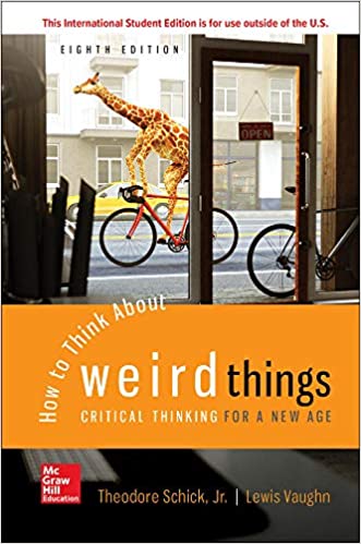 خرید و دانلود نسخه کامل کتاب How to Think About Weird Things: Critical Thinking for a New Age (8th Edition) – + Pdf