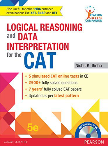 خرید و دانلود نسخه کامل کتاب Logical Reasoning and Data Interpretation for the CAT 5th edition