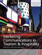خرید و دانلود نسخه کامل کتاب Marketing communications in tourism and hospitality : concepts  strategies and cases – PDF