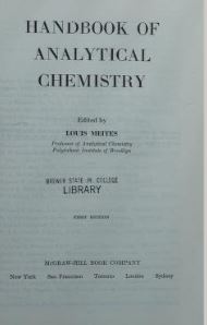 خرید و دانلود نسخه کامل کتاب Handbook of analytical chemistry – Pdf