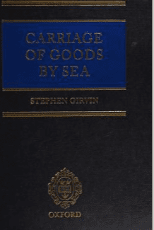 خرید و دانلود نسخه کامل کتاب Carriage of goods by sea – Pdf