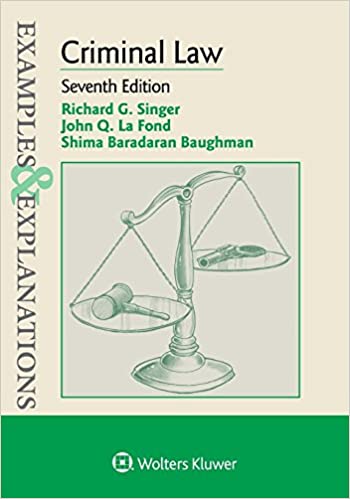 خرید و دانلود نسخه کامل کتاب Examples & Explanations for Criminal Law (7th Edition) – + pdf