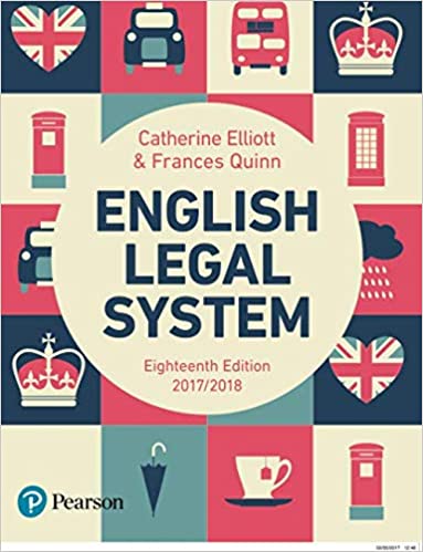 خرید و دانلود نسخه کامل کتاب English Legal System (18th Edition 2017/2018) – Pdf