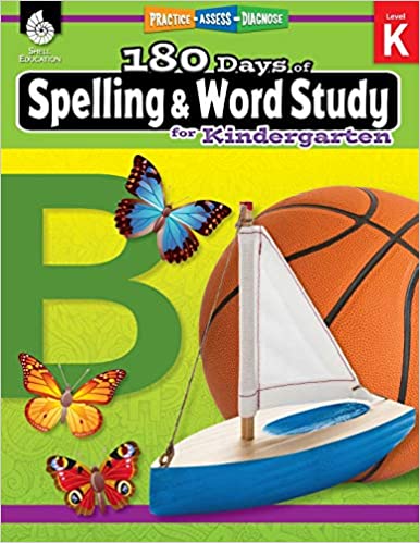 خرید و دانلود نسخه کامل کتاب 180 Days of Spelling and Word Study Grade K – Daily Spelling Workbook for Classroom and Hom